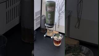 Making Iced Tea with Portable Coffee Machine HiBREW H4B hibrew coffee icedtearecipe icedtea [upl. by Navillus]