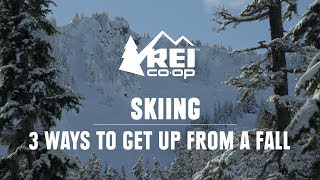 3 Ways to Stand Up After Falling on Skis  REI [upl. by Nick]