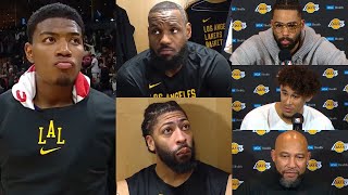 Lakers vs Raptors  Lakeshow Postgame Interviews x Highlights Rui AD Bron Jax DLo amp Darvin Ham [upl. by Pavel]