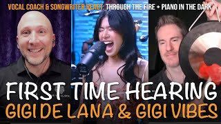 Reaction to GiGi Vibes AMAZING PERFORMANCE of Through The Fire and Piano In The Dark [upl. by Danas]