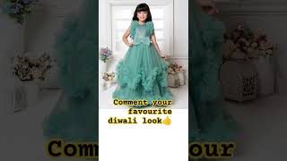 Diwali dress design ideas bnew beautiful dress for toddlers amp kids girlsshortsyoutubeviralvideo [upl. by Sucram]