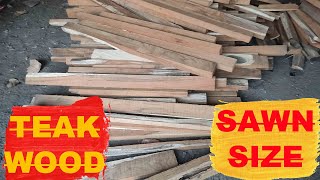 Sawn size wood Teak Sal Jarul Gamar Wood Scrap Short pieces [upl. by Jollenta]