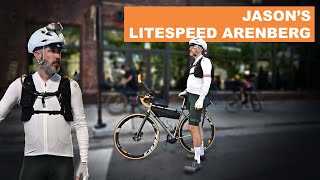 Jason Gerbers Litespeed Arenberg  Bike Check  MiniGami 2024 [upl. by Anyrtak]