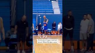 Mikal Bridges has a new jump shot shorts mikalbridges knicks [upl. by Philipa423]