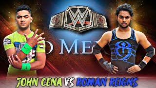 WWE India 🇮🇳 Roman Reigns vs John Cena 2017 No Mercy Full Match  Backyard Wrestling [upl. by Tia]