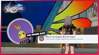 The Drunk Bird Why is the Origami Bird so Huge  Hidden interactions  Honkai Star Rail 21 [upl. by Niatsirt]