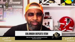 Colorado Defeats Utah The CU FLEX  Episode 3 with DukesTheScoop [upl. by Nraa]