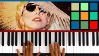 How To Play quotYou And Iquot Piano Tutorial  Sheet Music Lady Gaga [upl. by Heall]