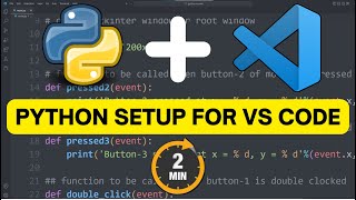 How To Setup Python in Visual Studio Code [upl. by Htinnek748]