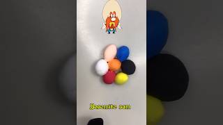 Yosemite sam character Color mixing oddlymix shorts shortsbeta asmr clay [upl. by Murray554]