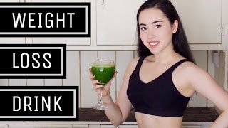 🌿 WEIGHT LOSS SUPER GREEN SMOOTHIE RECIPE 🍃 [upl. by Tallulah]