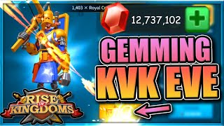 Spending 127M gems 51K Training Troops in Rise of Kingdoms [upl. by Joellen]