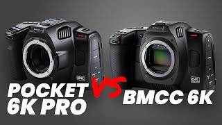 Blackmagic Pocket 6K Pro vs Cinema Camera 6K Full Frame  a Definitive Answer [upl. by Kwang482]