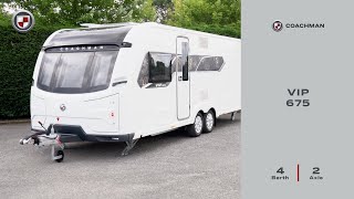 Coachman Caravan Company Ltd VIP 675 2024 Season [upl. by Elawalo]