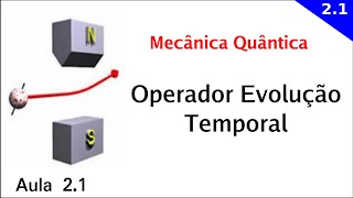 Operador Evolução Temporal  Mecânica Quântica 1 – Aula 21 [upl. by Muriah370]