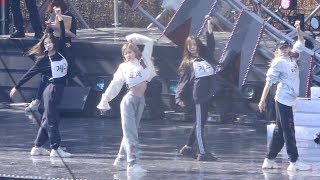 181014 블랙핑크 BLACKPINK 뚜두뚜두 DDUDU DDUDU 사복리허설Rehearsal 4K 직캠 Fancam BBQ콘서트 by Mera [upl. by Enelec503]