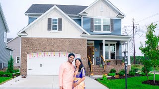 Abhishek reddy and Rajasri’s House warming ceremony 4k video  Virginia USA [upl. by Ruperto]