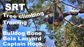 My SRT Tree Climbing Training Day3  Bulldog Bone  Bola Lanyard  GoPro1 [upl. by Ashelman]