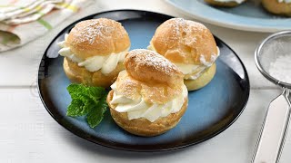 Choux a la creme cu vanilie CC Eng Sub  JamilaCuisine [upl. by Kennet]