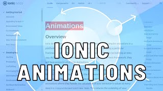 Ionic Animations  Ionic  Vue [upl. by Trautman]