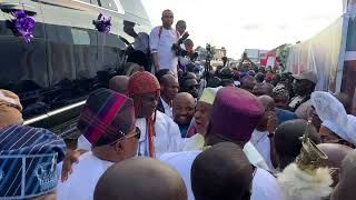 GOVADEMOLA ADELEKE SHOCK OONI OF IFE WITH ESCALADE CAR WORTH OVER 600MILLION AT OONI  50 [upl. by Adnolehs]