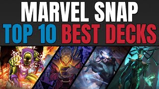 TOP 10 BEST DECKS IN MARVEL SNAP  Weekly Marvel Snap Meta Report 69 [upl. by Nywles863]