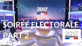 quotPrésidentielle 2017quot  Soirée électorale du second tour – 7 mai 2017 France 2 – 19H  20H [upl. by Ailecra]