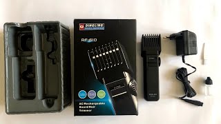 Dingling RF 610  Hair and Beared Trimmer  The Unboxer [upl. by Tihor]