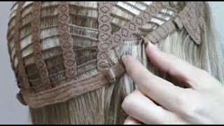 Tutorial 4 Ways to Make a Wig Larger [upl. by Nnylidnarb]