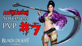 Black Desert Mobile KR 검은사막 모바일  Awakening Sorceress PVP 7  Scythe Beast SkillBuild by Smithy [upl. by Balbinder]