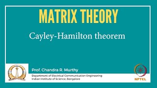 CayleyHamilton theorem [upl. by Gnal]