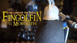 MORGOTH vs FINGOLFIN A LEGO StopMotion Story [upl. by Attalie80]