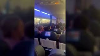 Plane hits severe turbulence in Spanish storm [upl. by Aiuqcaj]