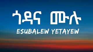 Esubalew Yetayew  Godana Mulu Lyrics Ethiopian Music  Zema Lyrics [upl. by Yemac]