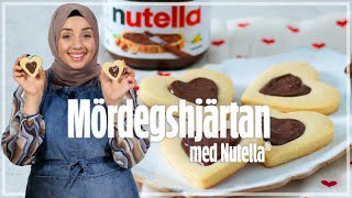 MÖRDEGSHJÄRTAN MED FYLLNING AV NUTELLA [upl. by Uahsoj]