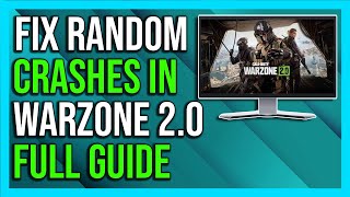 How To Fix Crashing Issues Warzone 20  2024 [upl. by Ayamat]