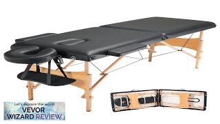 VEVOR Portable Massage Table 24quot W 2 Folding Lightweight Massage Table 8Level Review [upl. by Keller]