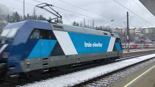 HD Arlbergbahn TUI Ski Express mit Train Charter Services 101 133 in LandeckZams [upl. by Acassej472]