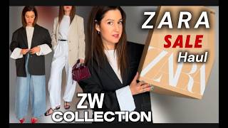 ZARA Summer SALE 2024 TryOn Haul  ZW COLLECTION Clothes [upl. by Alvinia]