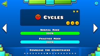 Geometry Dash  Cycles All Coins [upl. by Atworth380]