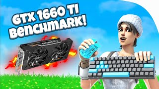 Fortnite GTX 1660 ti Performance mode BENCHMARK MAX FPS [upl. by Hoebart]