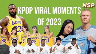 Kpop Viral Moments 2023  Reaction [upl. by Akiam]