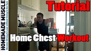 How to do Dips at Home  Chest Workout [upl. by Prunella240]