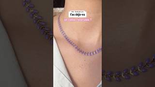 Un collier réversible en acier inoxydable à porter du côté violet ou du côté doré  💜 byminuitcom [upl. by Atiuqan]