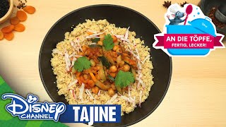 AN DIE TÖPFE FERTIG LECKER  Rezept Vegetarische Tajine  Disney Channel [upl. by Otter707]