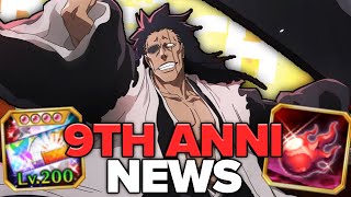 HUGE ANNIVERSARY NEWS EVERYTHING THATS COMING FOR THE 9TH ANNI PT 1  Bleach Brave Souls [upl. by Bannister268]