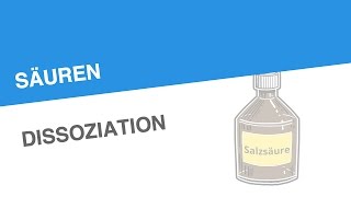 SÄUREN DISSOZIATION  Chemie  Anorganische Verbindungen – Eigenschaften und Reaktionen [upl. by Yzzo]