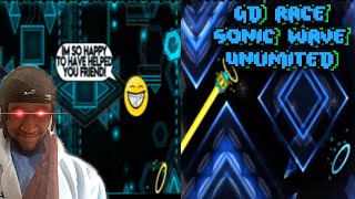 I was CHALLENGED to a GD RACE Sonic Wave Unlimited [upl. by Zina]