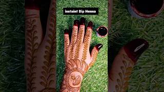 Instant dip hennainstantdiphenna instantmehndi hennatricknewtricktapetrickfingertapetrick [upl. by Hamish78]