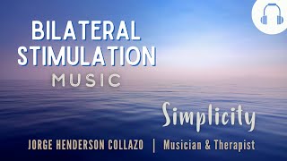 Bilateral Stimulation Music  EMDR  🎧 Listen with headphones  Simplicity [upl. by Cathee]